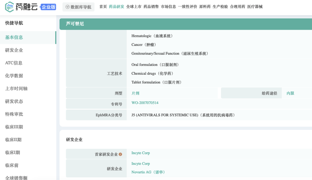 全球制药领域，十大热门被并购工具Incyte：超20年深耕